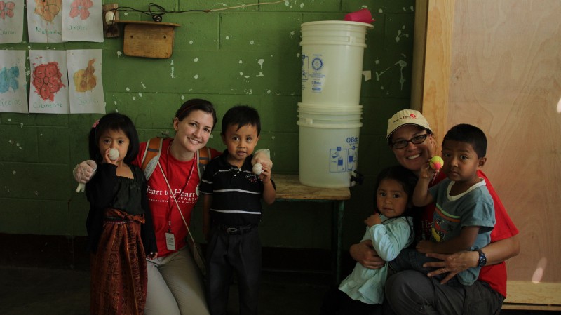 Visiting schools in Guatemala to administer de-worming medication to children.